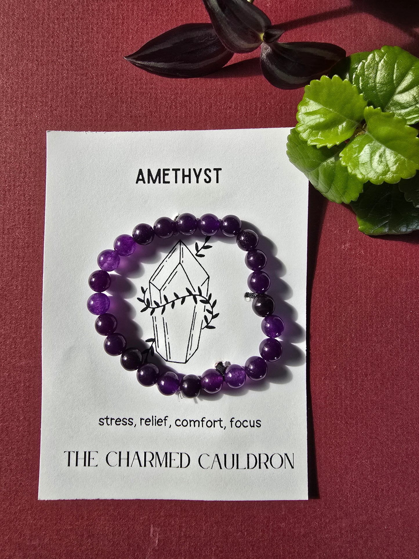 Amethyst Crystal Bracelet