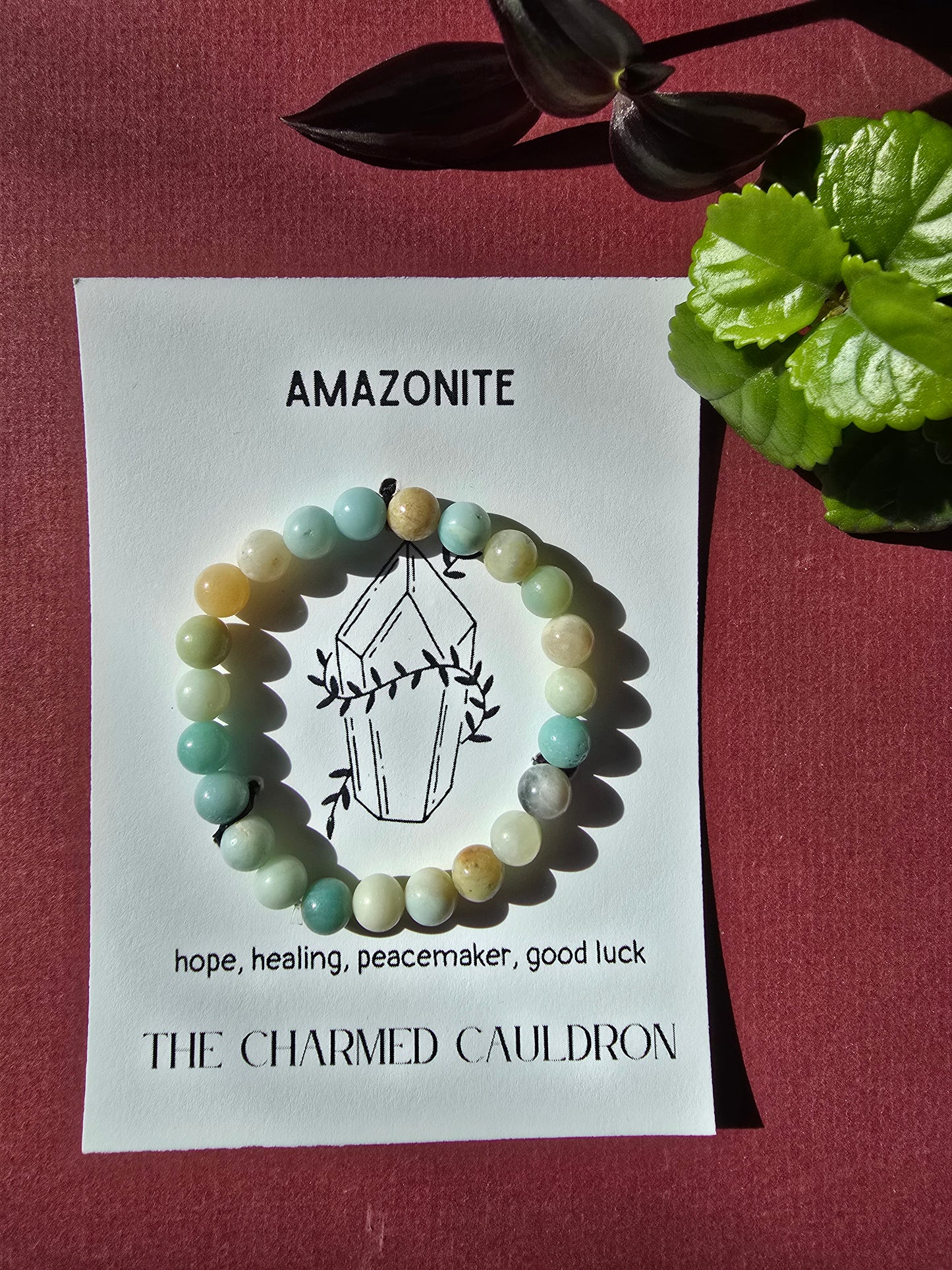 Amazonite Crystal Bracelet