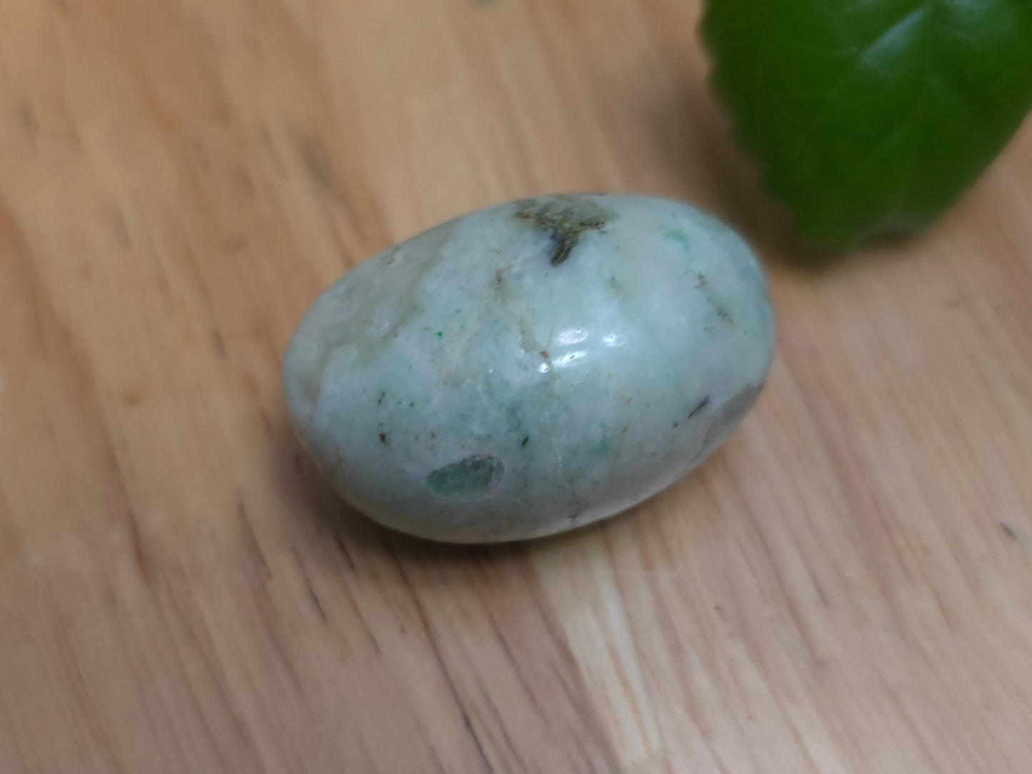 Green Moonstone Tumbled Stone