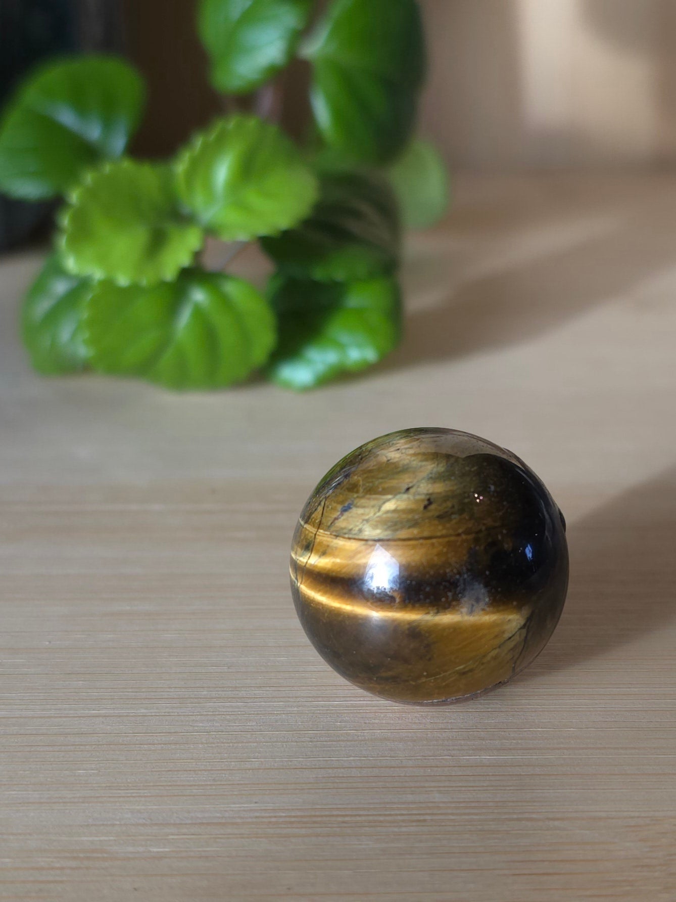 Tiger's Eye Crystal Sphere