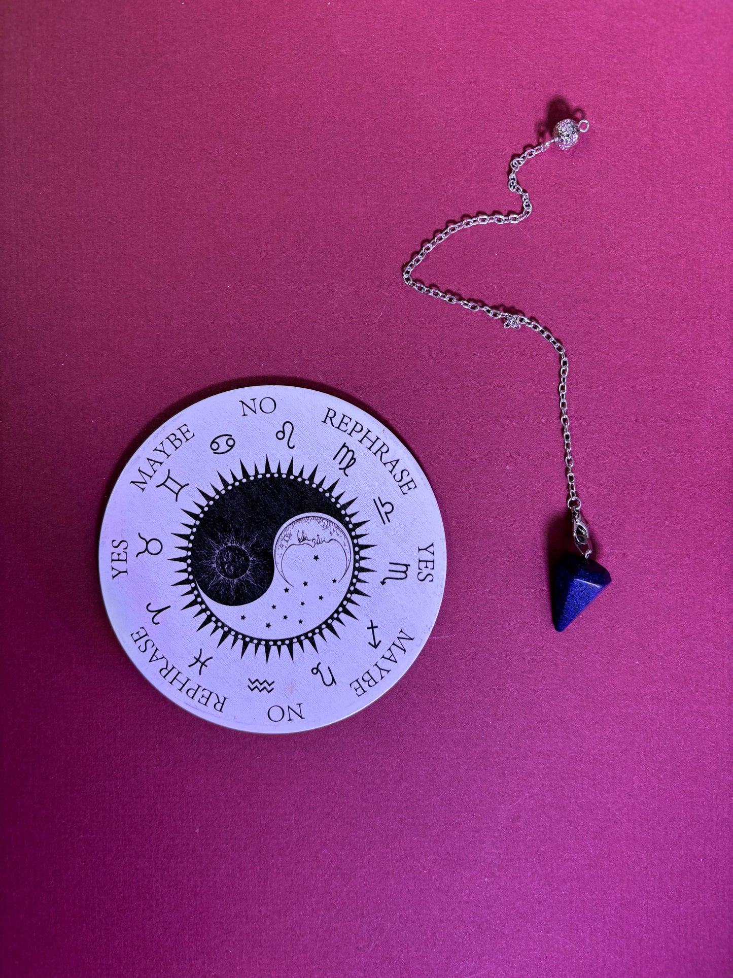 Small Pendulum Board- Pendulum Included