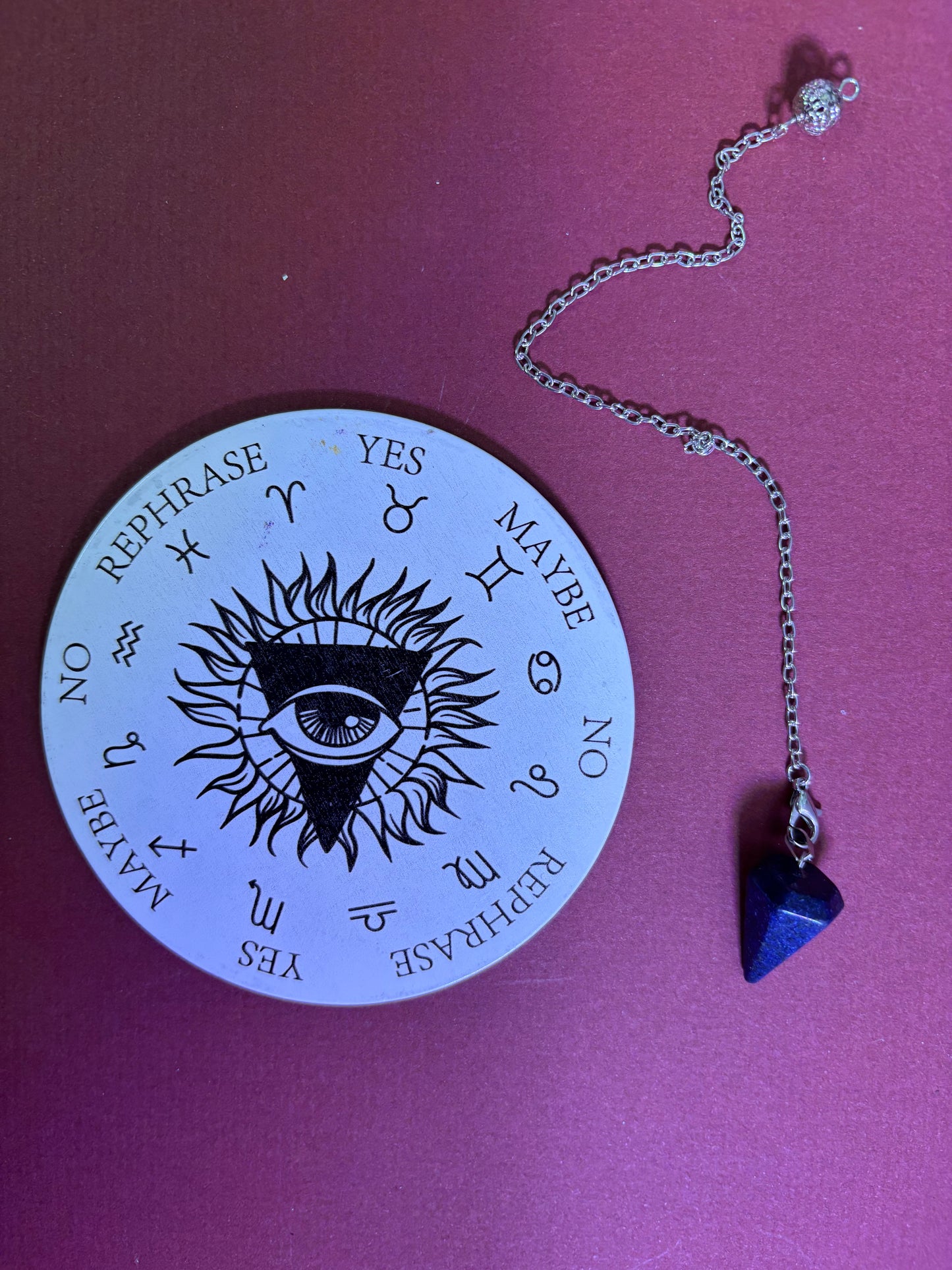 Small Pendulum Board- Pendulum included
