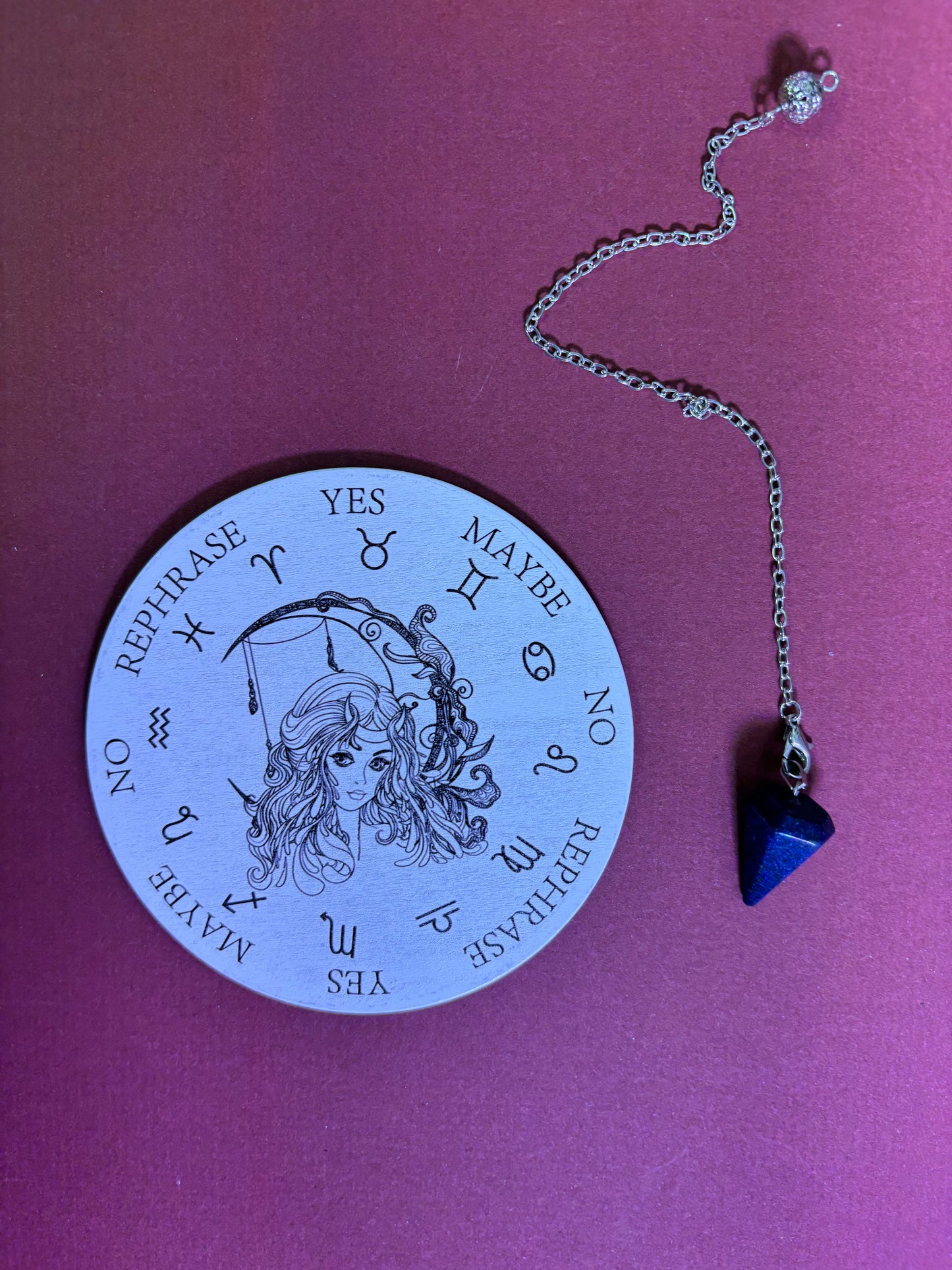 Small Pendulum Board- Pendulum Included