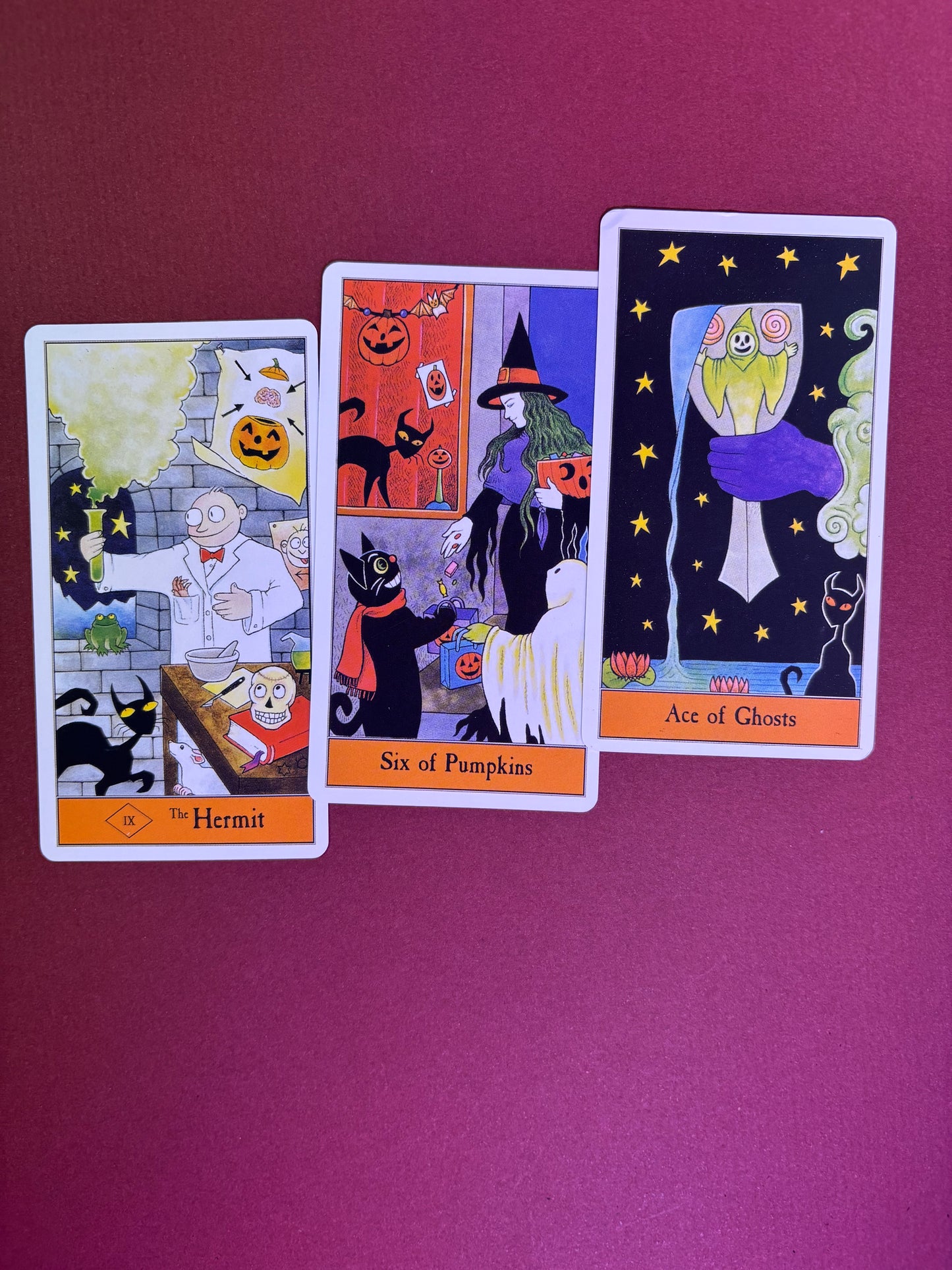 the Halloween Tarot