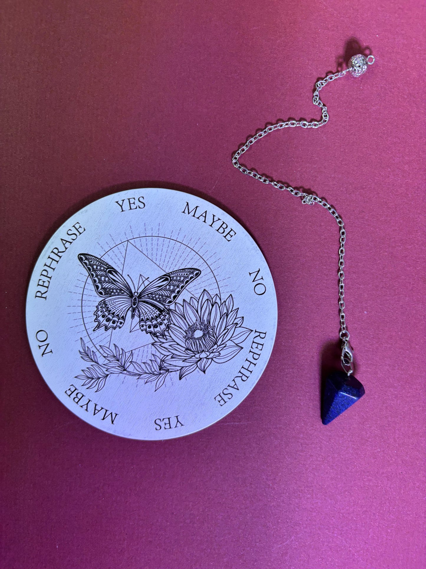 Small Pendulum Board- Pendulum Included