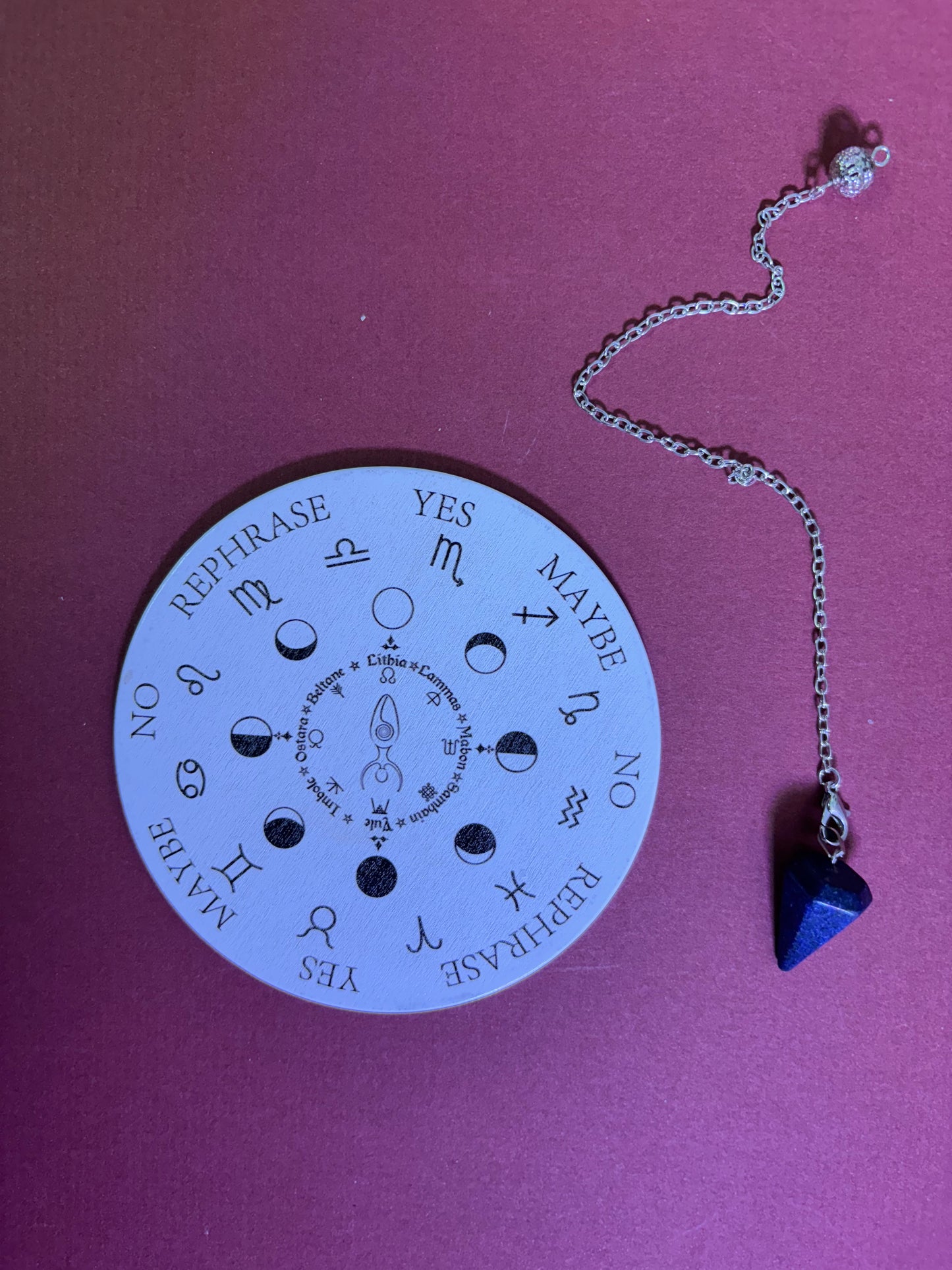 Small Pendulum Board- Pendulum Included