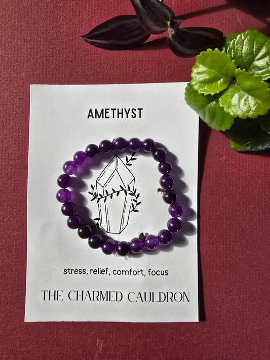 Amethyst Crystal Bracelet