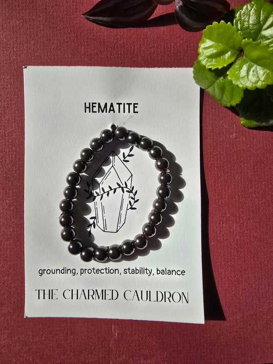Hematite Crystal Bracelet