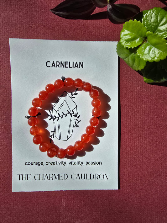 Carnelian Crystal Bracelet