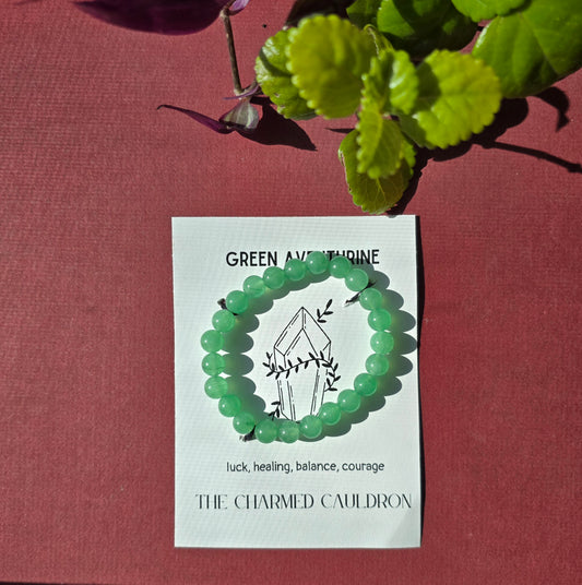 Green Aventurine Crystal Bracelet