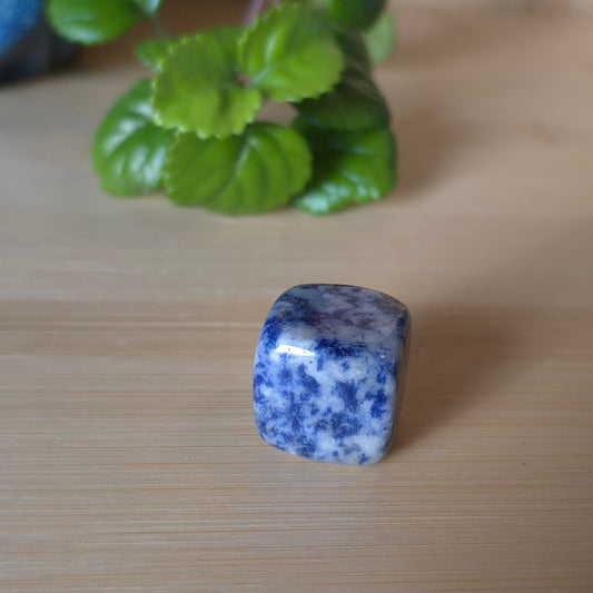 Blue Spot Jasper Crystal Cube