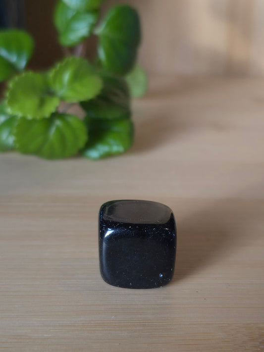 Black Obsidian Crystal Cube