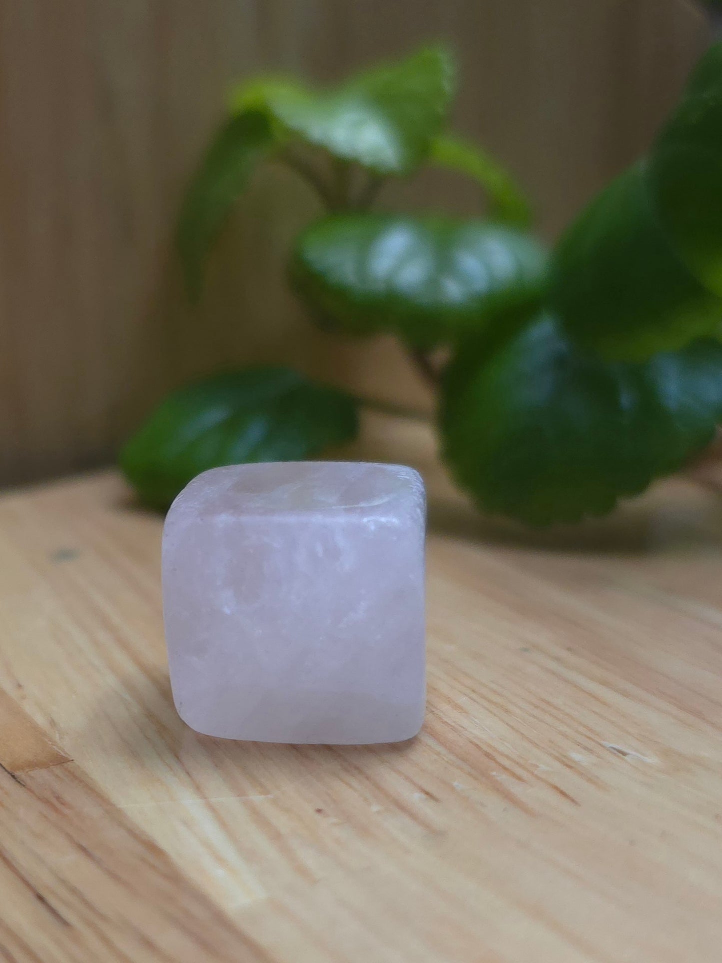 Rose Quartz Crystal Cube