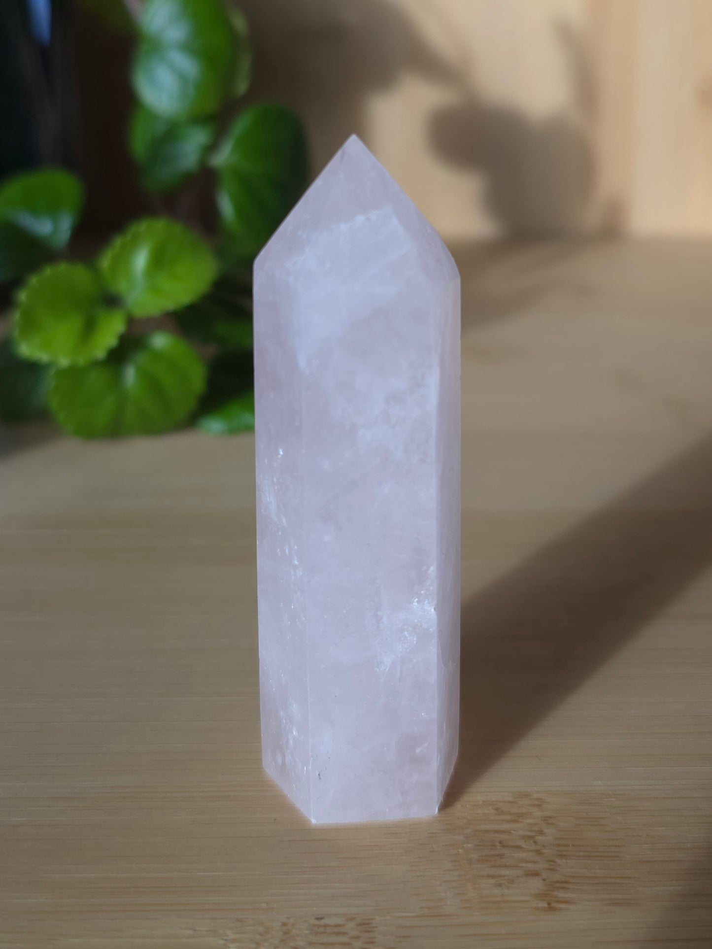 Rose Quartz Crystal Tower