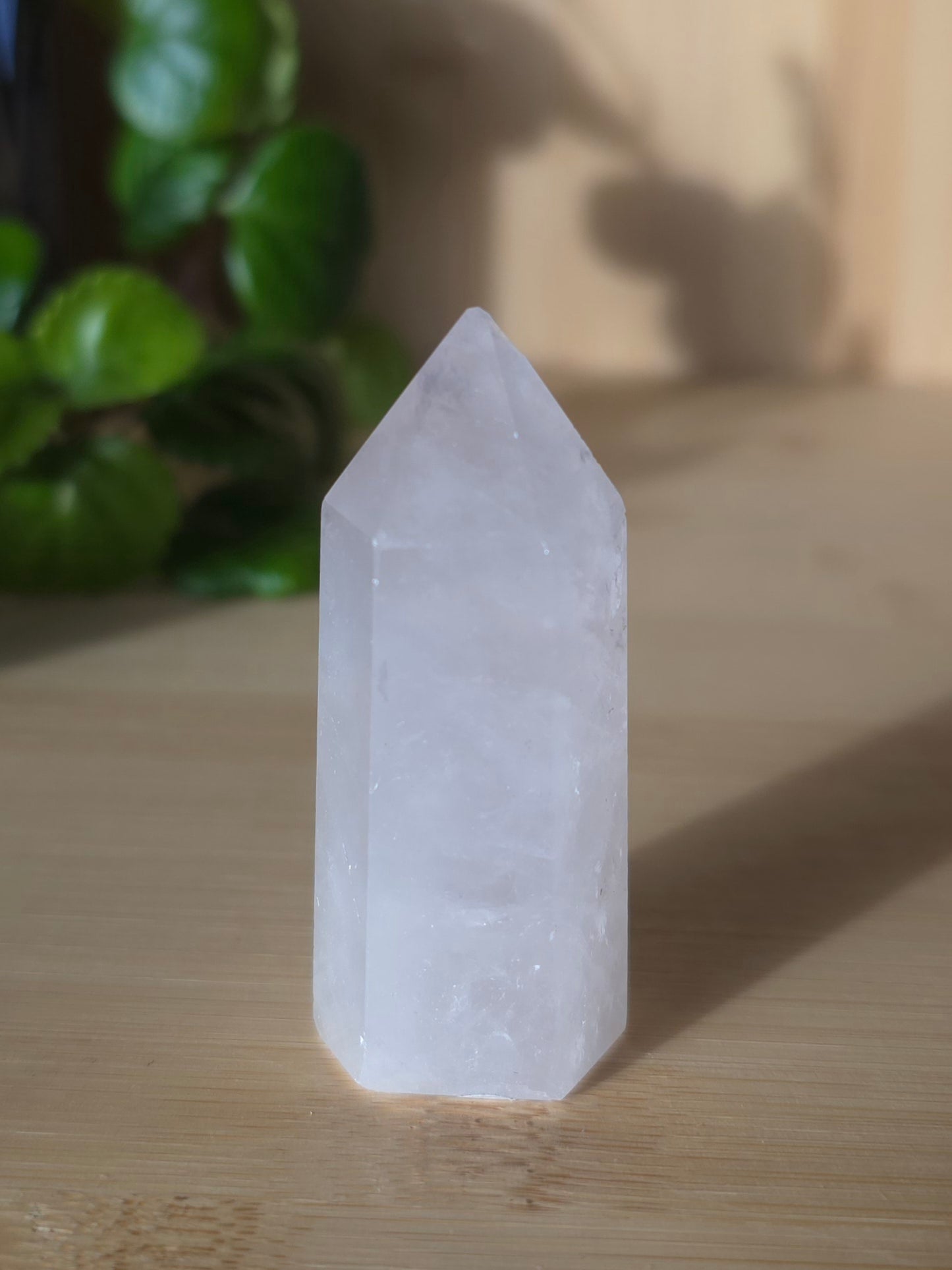 Rose Quartz Crystal Tower