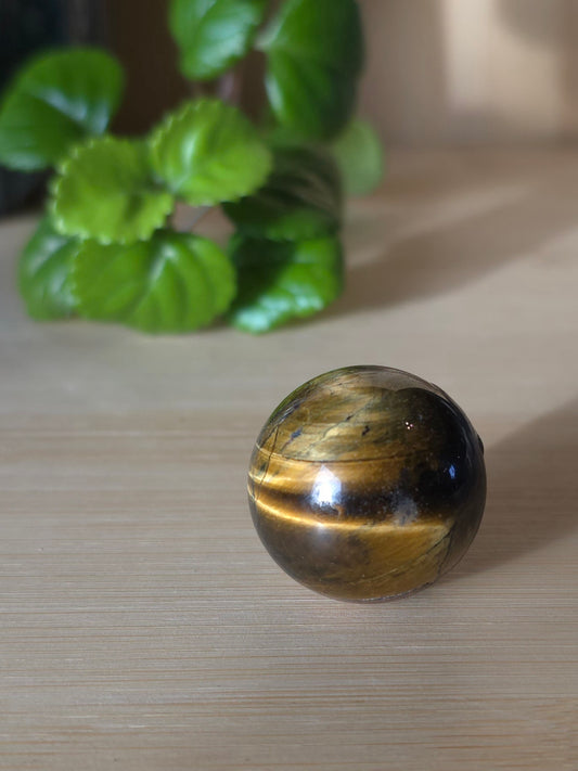 Tiger's Eye Crystal Sphere